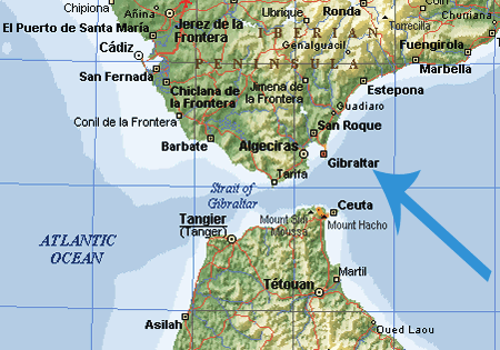 Ni Mons Calpe, ni Ẏabal Tāriq, sino Gibraltar - Navidad 2017